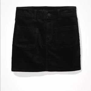 NEW With TAGS! American Eagle black suede skirt!